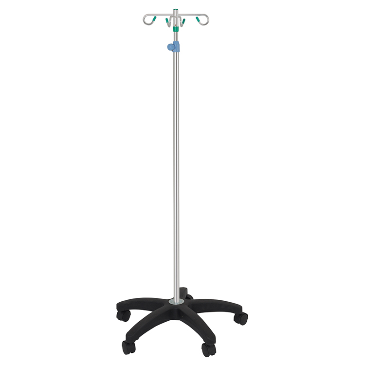 Base móvel PP Frame para infusão hospitalar / suporte de gotejamento IV