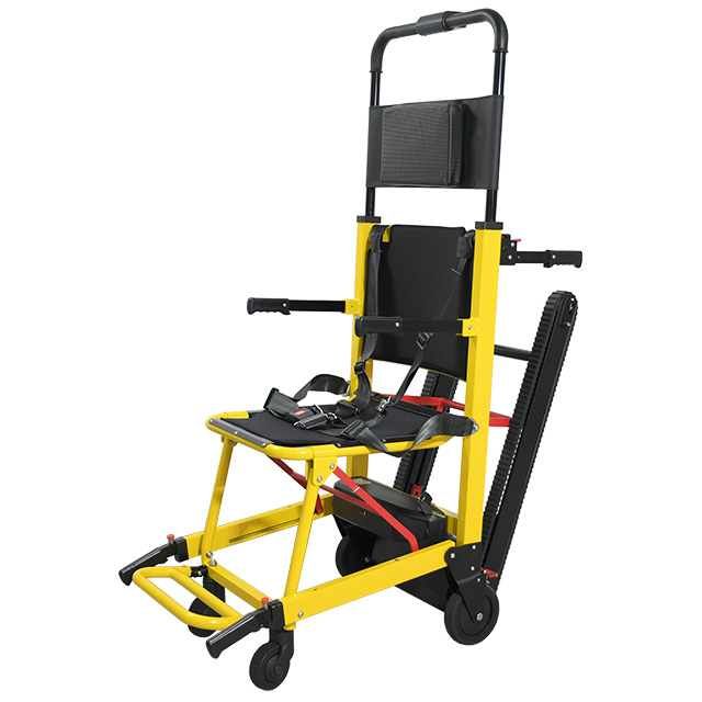 Sistema para escaladas e escadas descendentes/ maca de emergência/ sistema para escalar e descer escadas com cadeira embutida