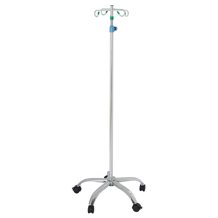 Base móvel PP Frame para infusão hospitalar / suporte de gotejamento IV