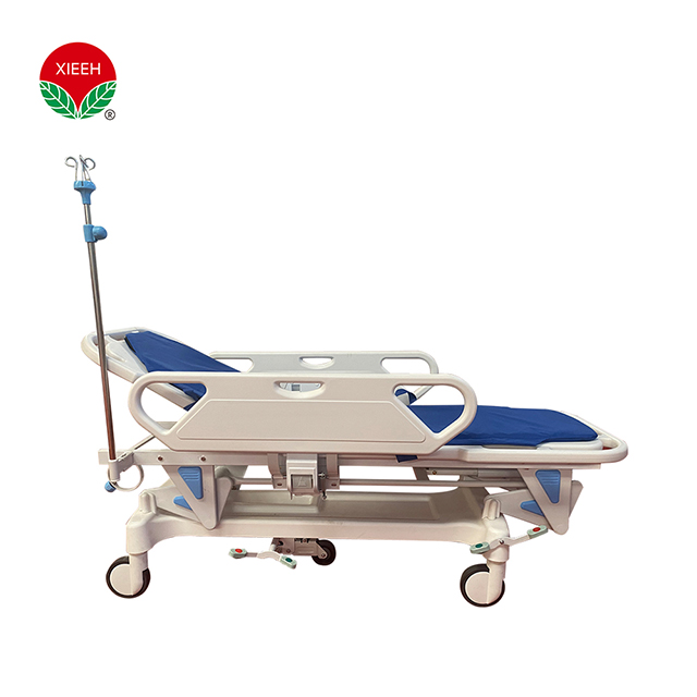 Ambulância médica dobrável ajustável XIEHE para transferência de paciente para cama de emergência Carrinho para maca de hospital