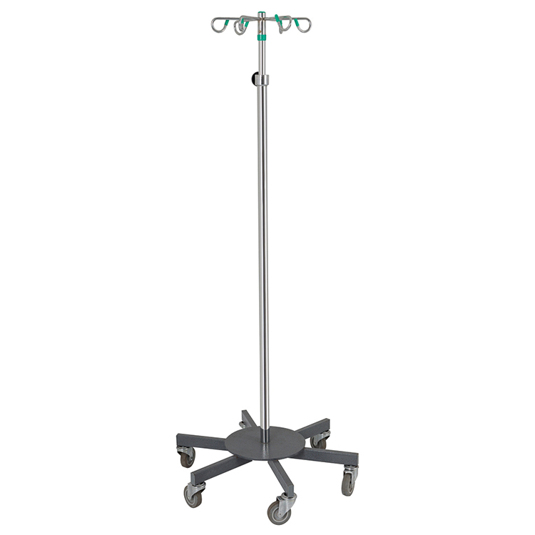 Base móvel PP Frame para infusão hospitalar / suporte de gotejamento IV